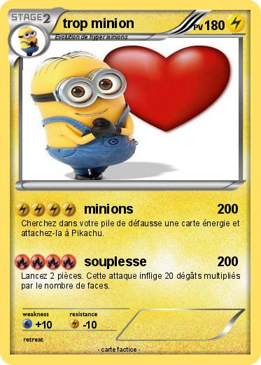 Pokemon trop minion