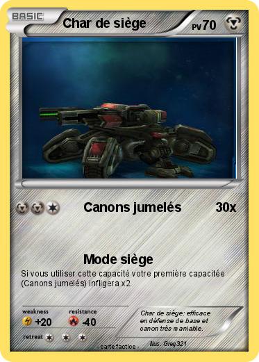 Pokemon Char de siège