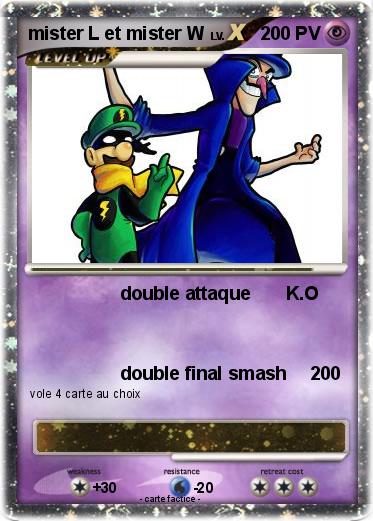 Pokemon mister L et mister W