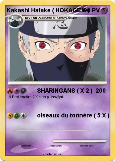 Pokemon Kakashi Hatake ( HOKAGE 6 )