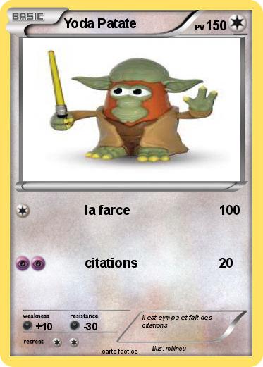 Pokemon Yoda Patate