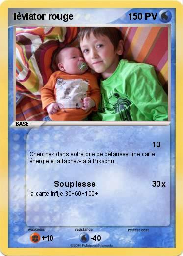 Pokemon lèviator rouge