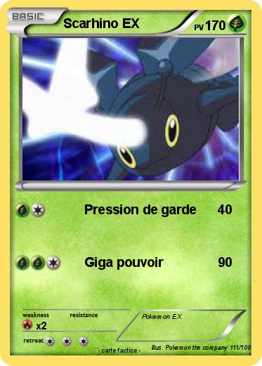 Pokemon Scarhino EX