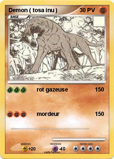 Pokemon Demon ( tosa inu )