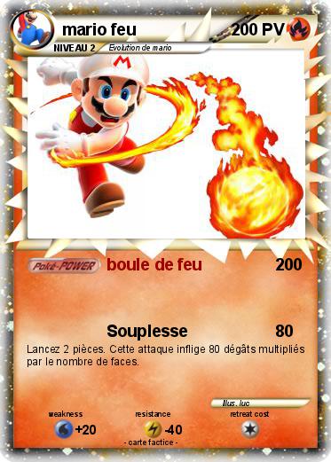 Pokemon mario feu