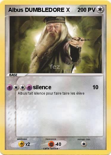 Pokemon Albus DUMBLEDORE X