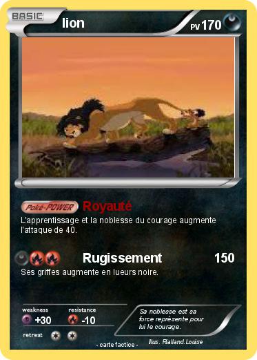 Pokemon lion