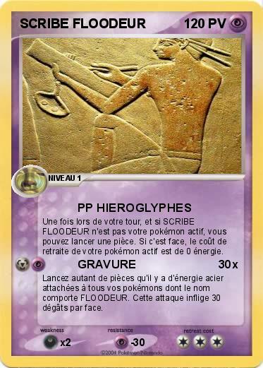 Pokemon SCRIBE FLOODEUR