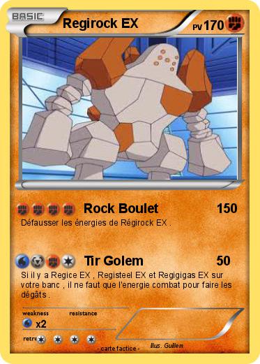 Pokemon Regirock EX