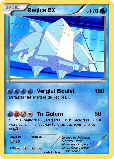 Pokemon Regice EX
