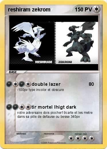 Pokemon reshiram zekrom