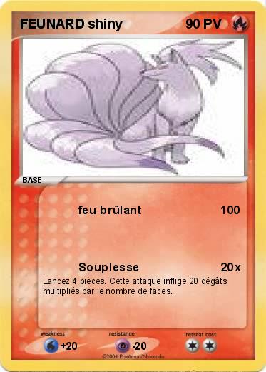Pokemon FEUNARD shiny 