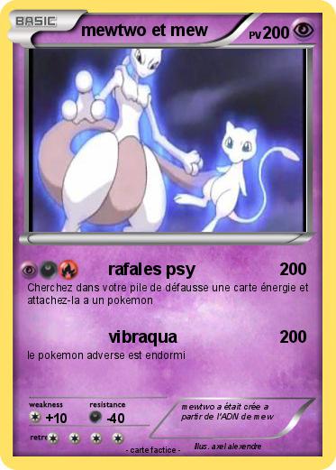 Pokemon mewtwo et mew