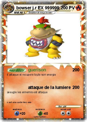 Pokemon bowser j.r EX 999999