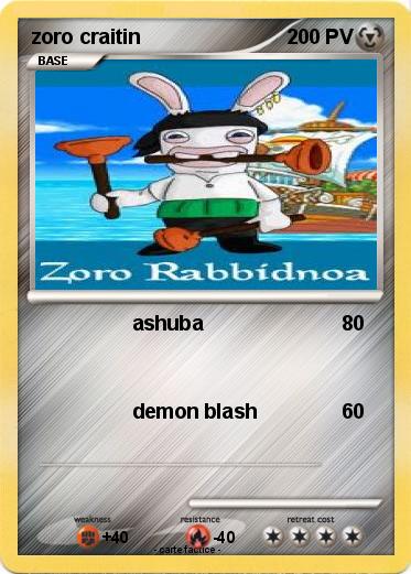 Pokemon zoro craitin