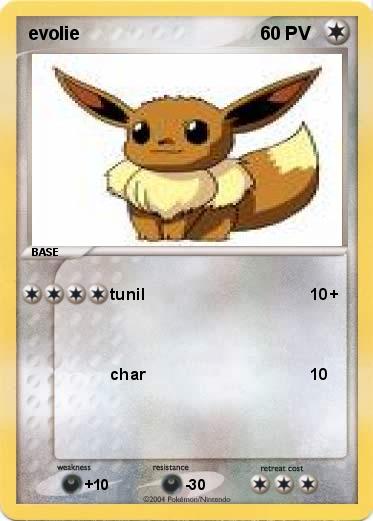 Pokemon evolie