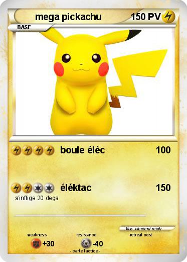 Pokemon mega pickachu