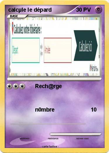 Pokemon calcµle le dépard