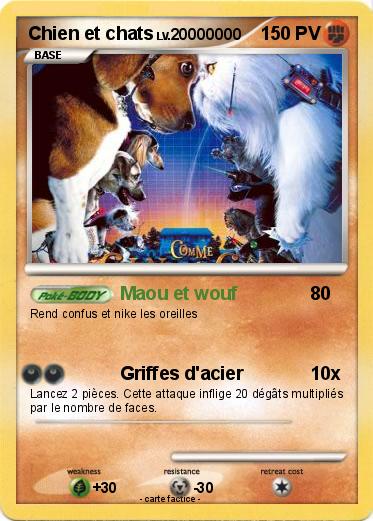 Pokemon Chien et chats