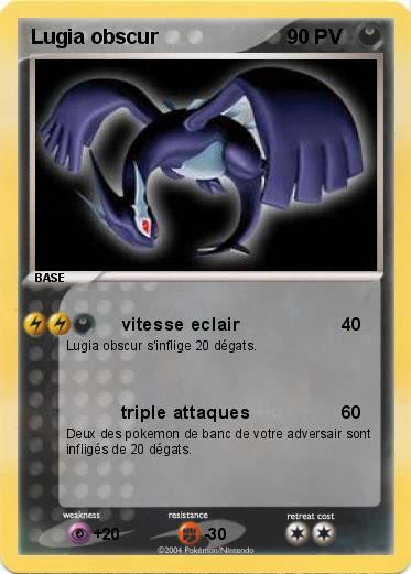 Pokemon Lugia obscur