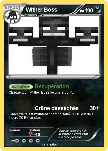 Pokemon Wither Boss