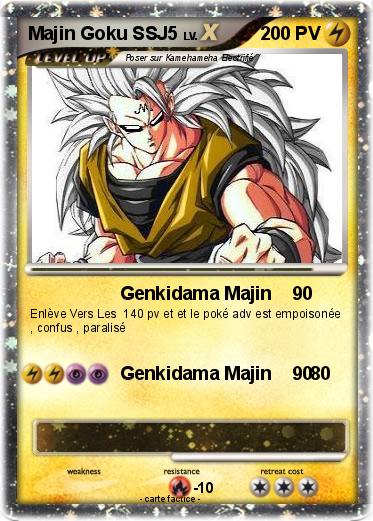 Pokemon Majin Goku SSJ5