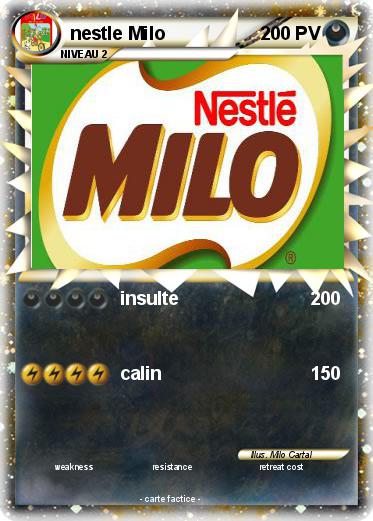 Pokemon nestle Milo