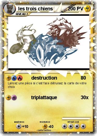 Pokemon les trois chiens