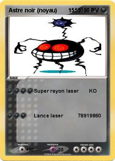 Pokemon Astre noir (noyau)       1555