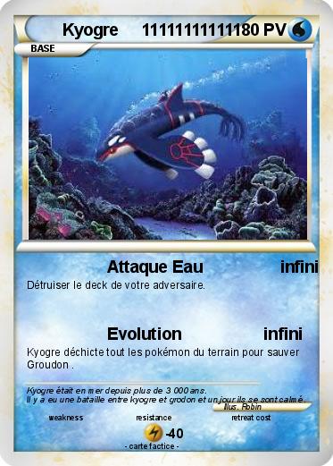 Pokemon Kyogre     11111111111