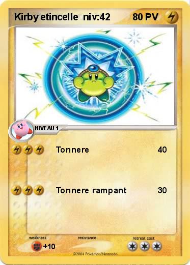 Pokemon Kirby etincelle  niv:42