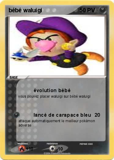Pokemon bébé waluigi