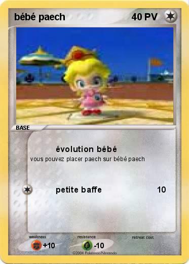 Pokemon bébé paech