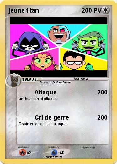 Pokemon jeune titan