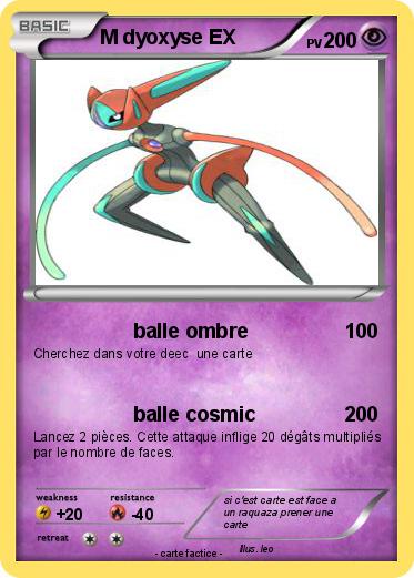 Pokemon M dyoxyse EX
