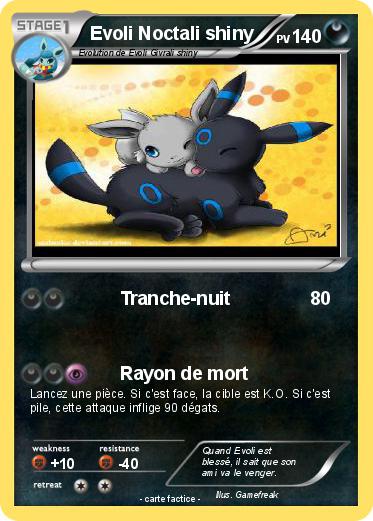Pokemon Evoli Noctali shiny