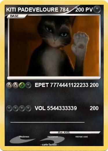 Pokemon KITI PADEVELOURE 784