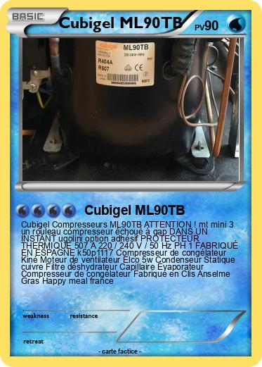 Pokemon Cubigel ML90TB