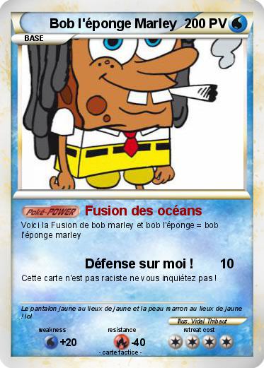 Pokemon Bob l'éponge Marley