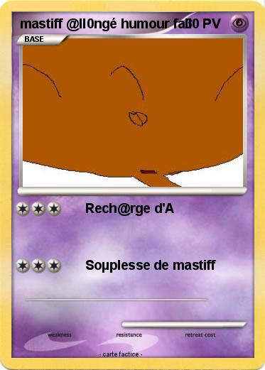 Pokemon mastiff @ll0ngé humour fail