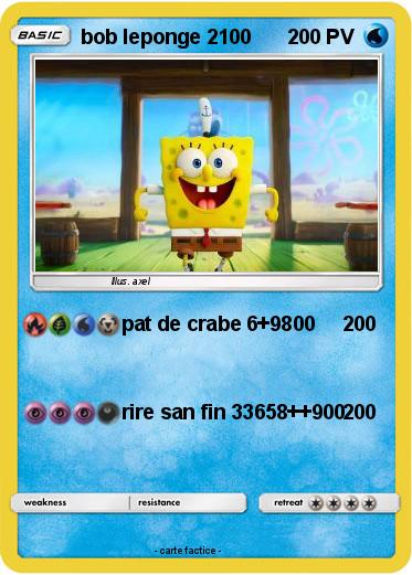 Pokemon bob leponge 2100