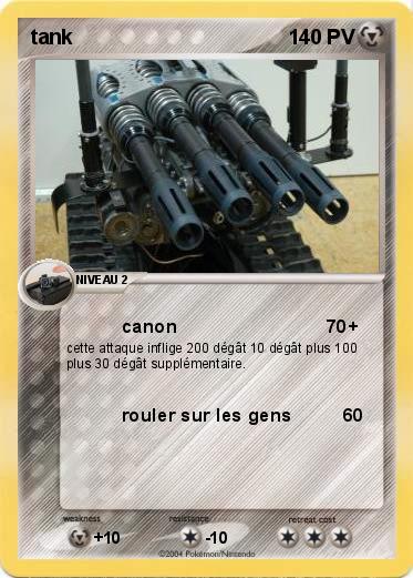 Pokemon tank                                               