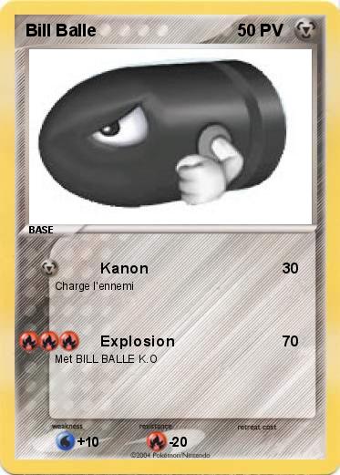Pokemon Bill Balle