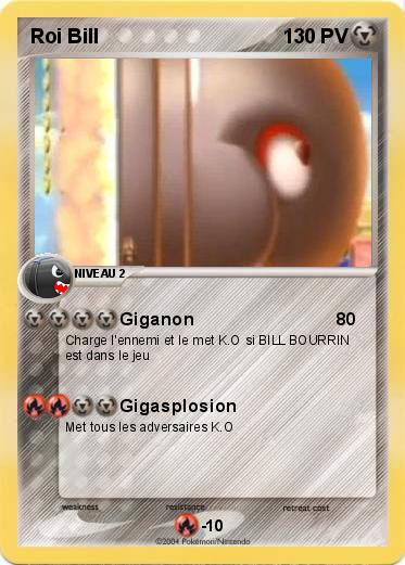 Pokemon Roi Bill