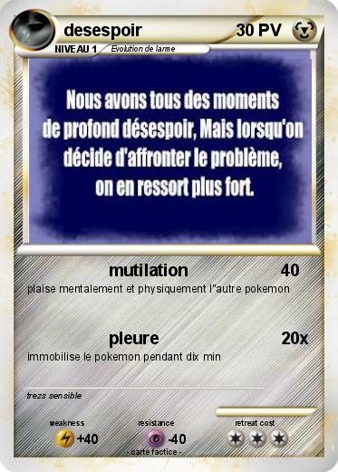 Pokemon desespoir