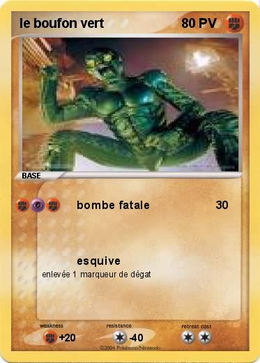 Pokemon le boufon vert
