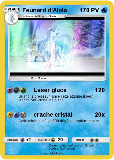 Pokemon Feunard d'Alola