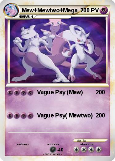 Pokemon Mew+Mewtwo+Mega