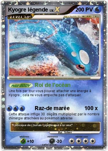 Pokemon Kyogre légende