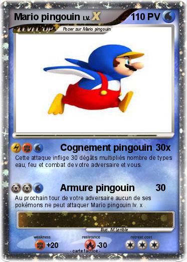 Pokemon Mario pingouin